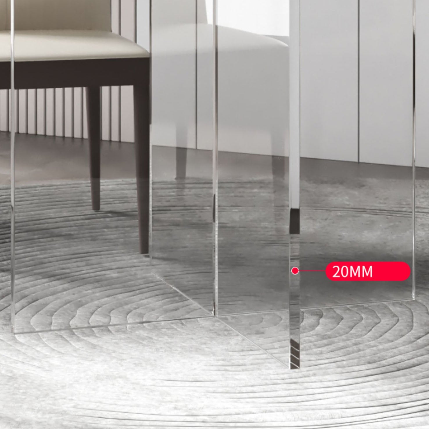 Contemporary Stone Dinner Table Round Dining Table for Dining Room