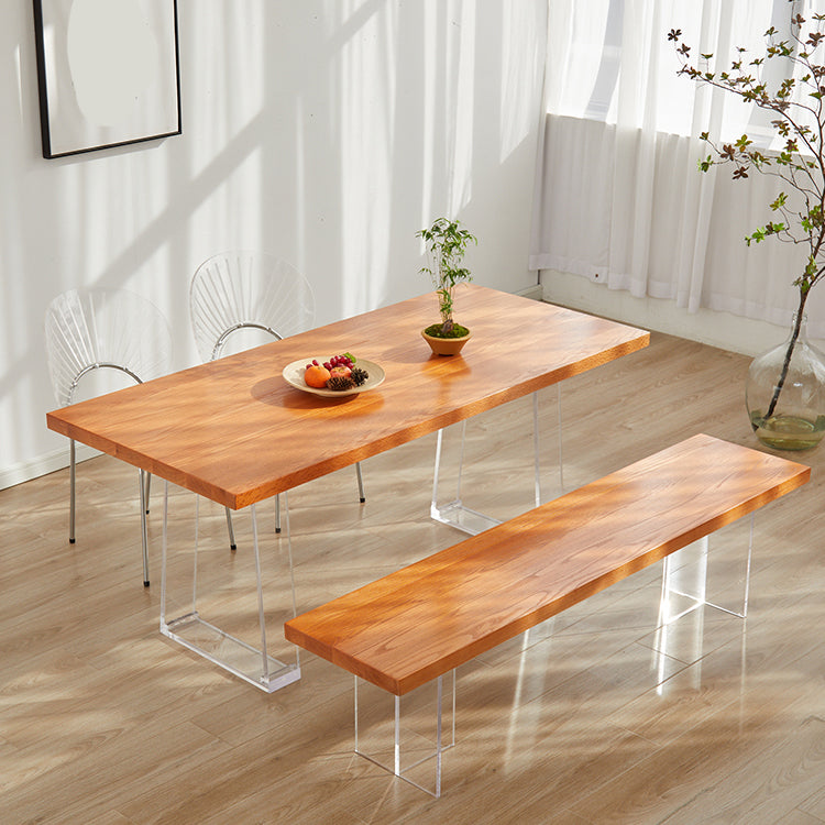 Contemporary Style Dining Table Square Dinette Table for Home Kitchen