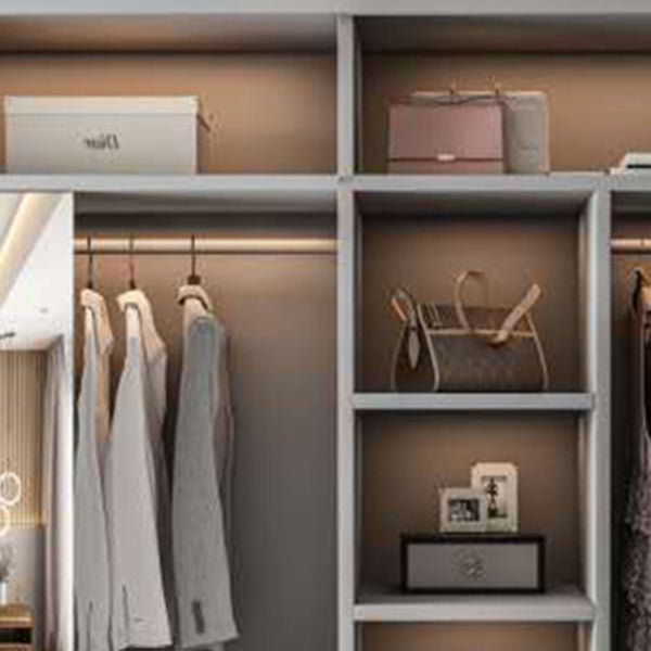 Contemporary Storage Cabinet Sliding Wardrobe Cabinet for Bedroom