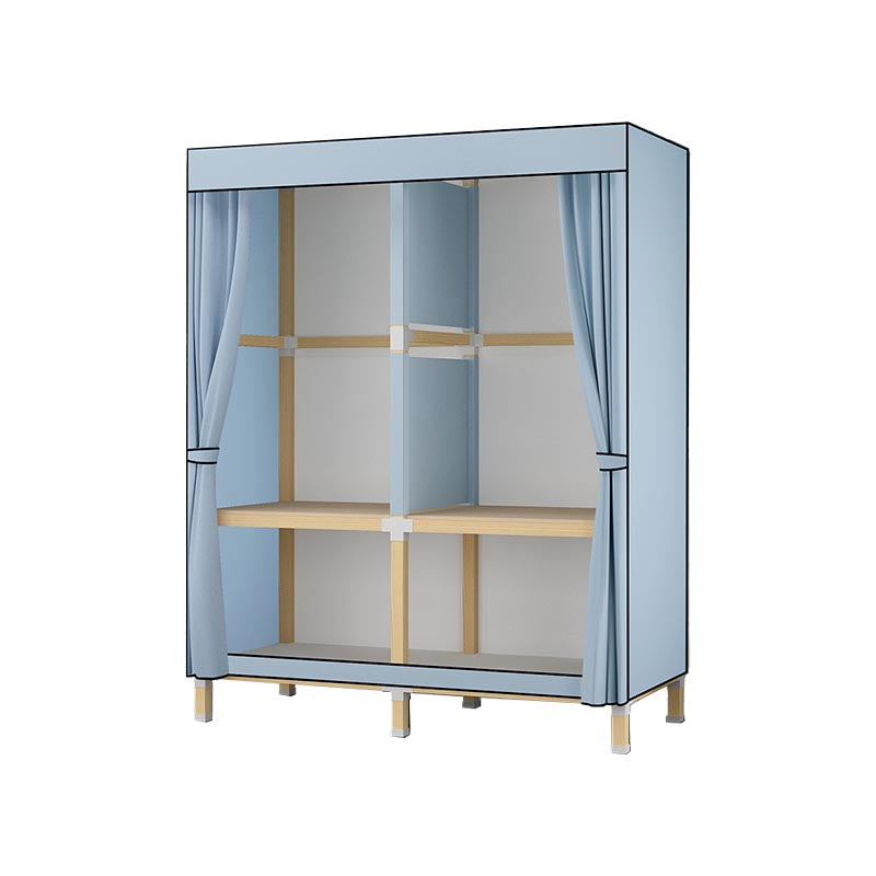 Contemporary Storage Cabinet Engineered Wood Wardrobe Closet