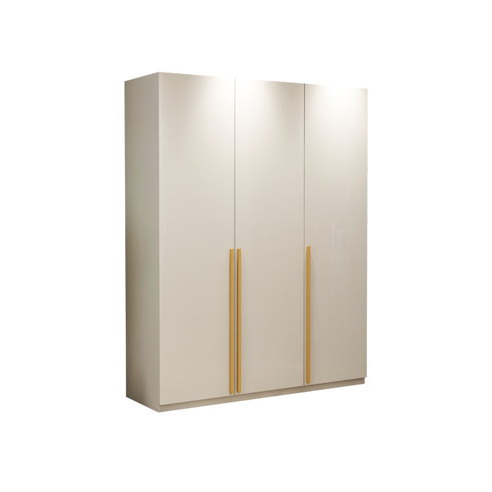 Contemporary Wooden Wardrobe White Color Soft Close Door Wardrobe Closet with 1-Door