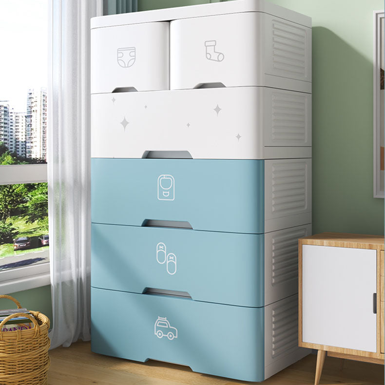 Non-Hanging Armoire Wardrobe Cabinet Plastic Storage Cabinet