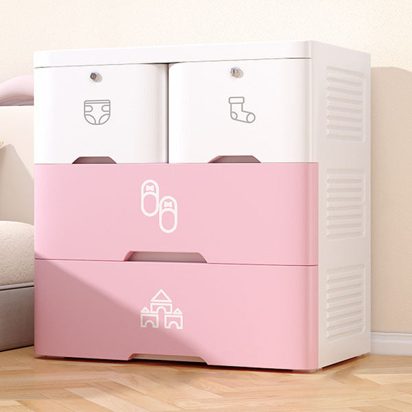 Non-Hanging Armoire Wardrobe Cabinet Plastic Storage Cabinet