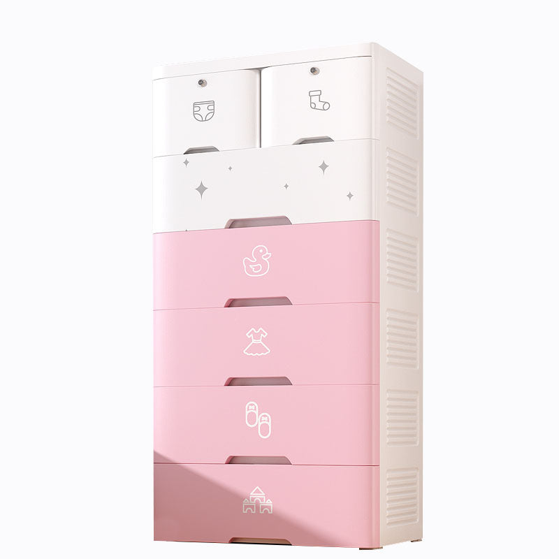 Non-Hanging Armoire Wardrobe Cabinet Plastic Storage Cabinet