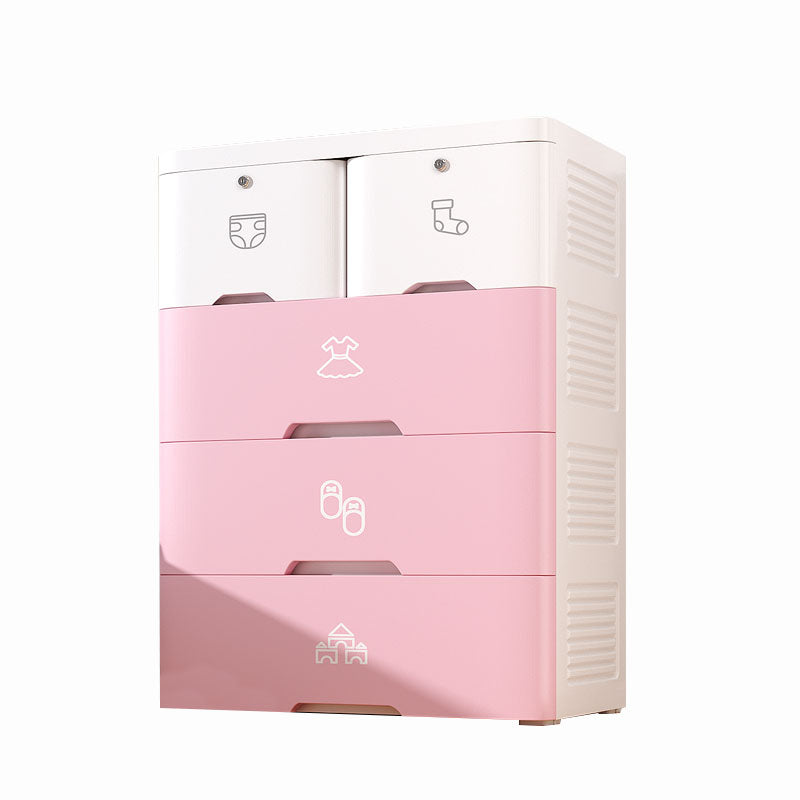 Non-Hanging Armoire Wardrobe Cabinet Plastic Storage Cabinet