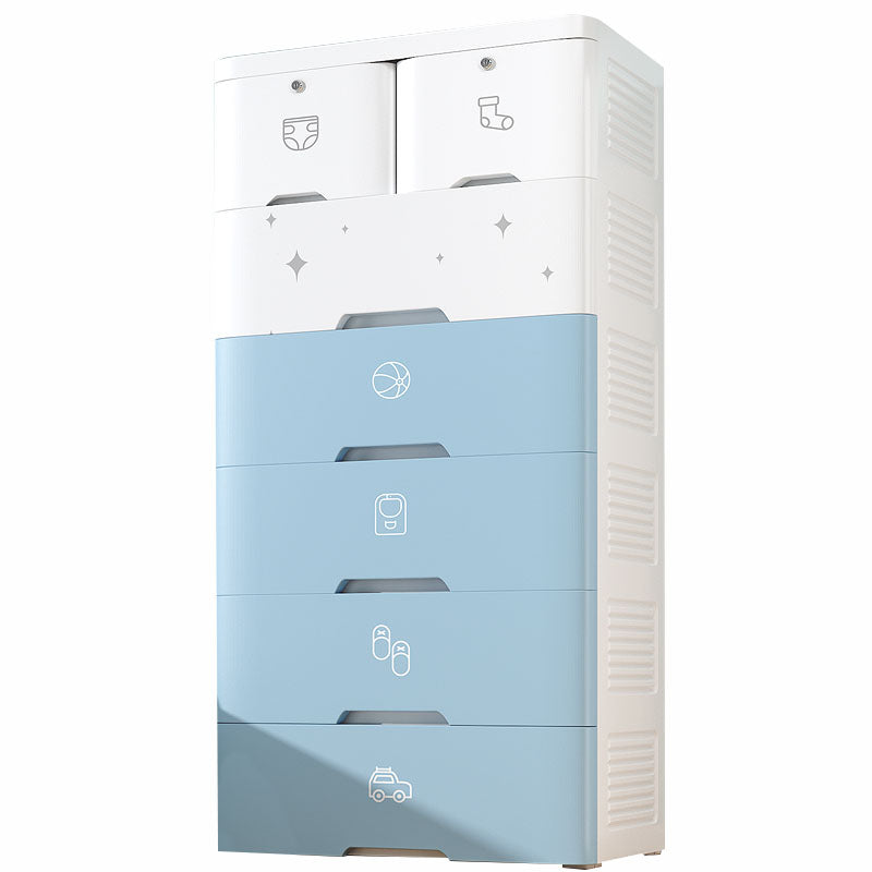 Non-Hanging Armoire Wardrobe Cabinet Plastic Storage Cabinet