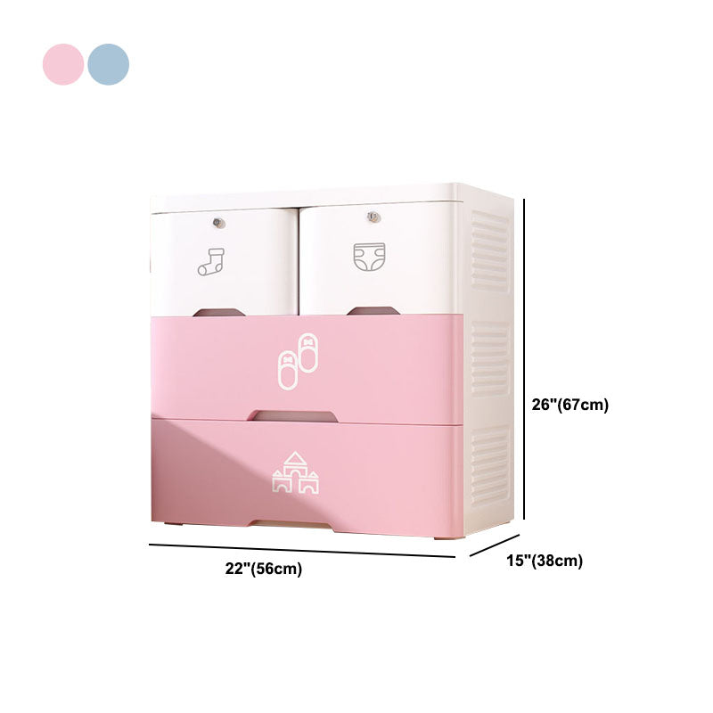 Non-Hanging Armoire Wardrobe Cabinet Plastic Storage Cabinet