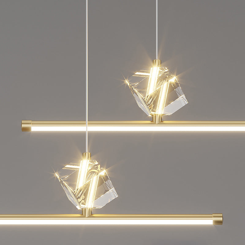 Creative Hanging Island Light Metal LED Hanging Lighting Fixture for Sitting Room