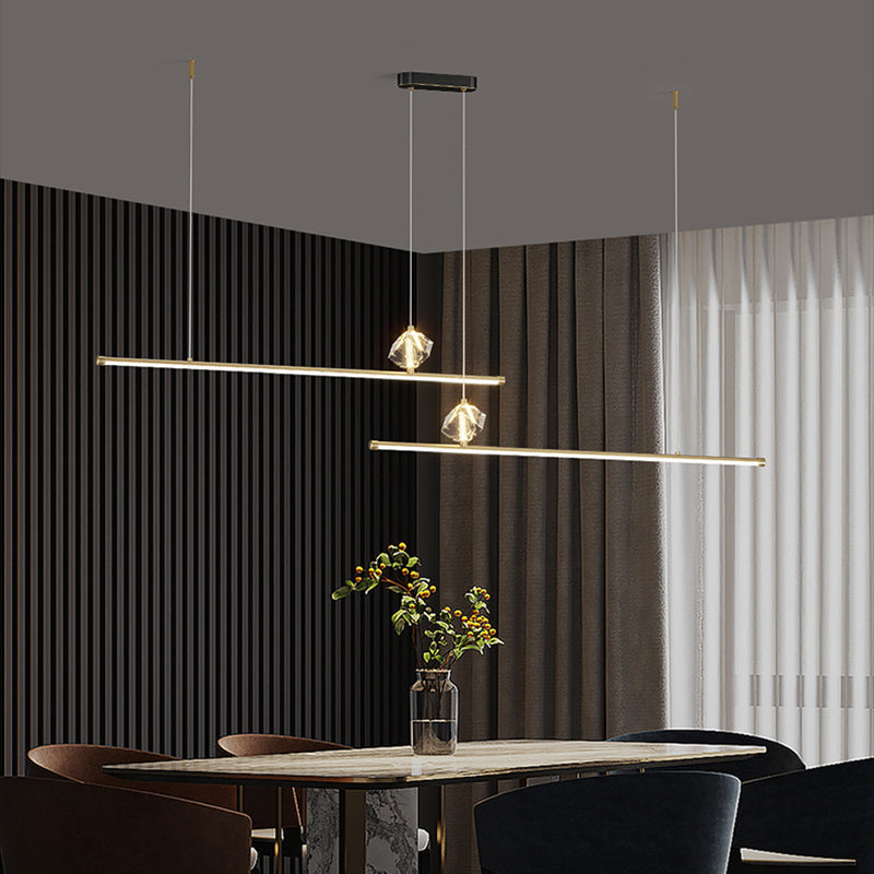 Creative Hanging Island Light Metal LED Hanging Lighting Fixture for Sitting Room