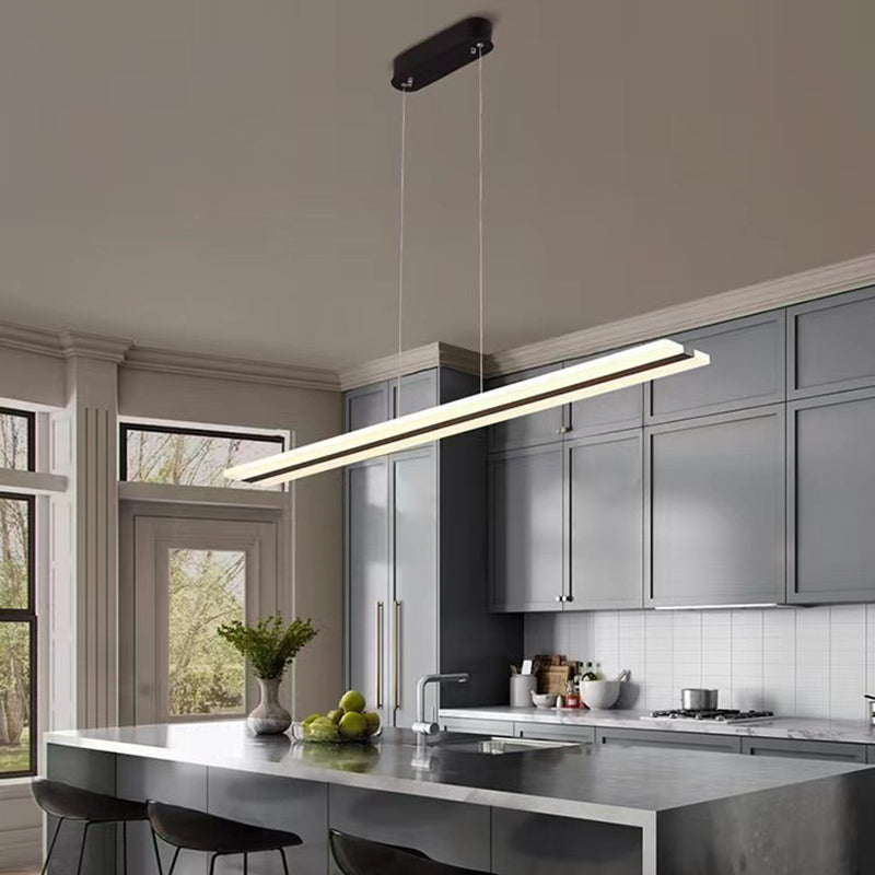 Simple Hanging Island Light LED Hanging Lighting Fixture for Sitting Room