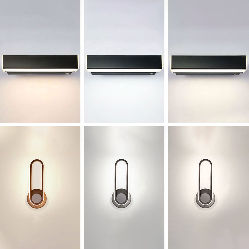 Metal Wall Lights Modern Style 1 Light Wall Sconce for Living Room