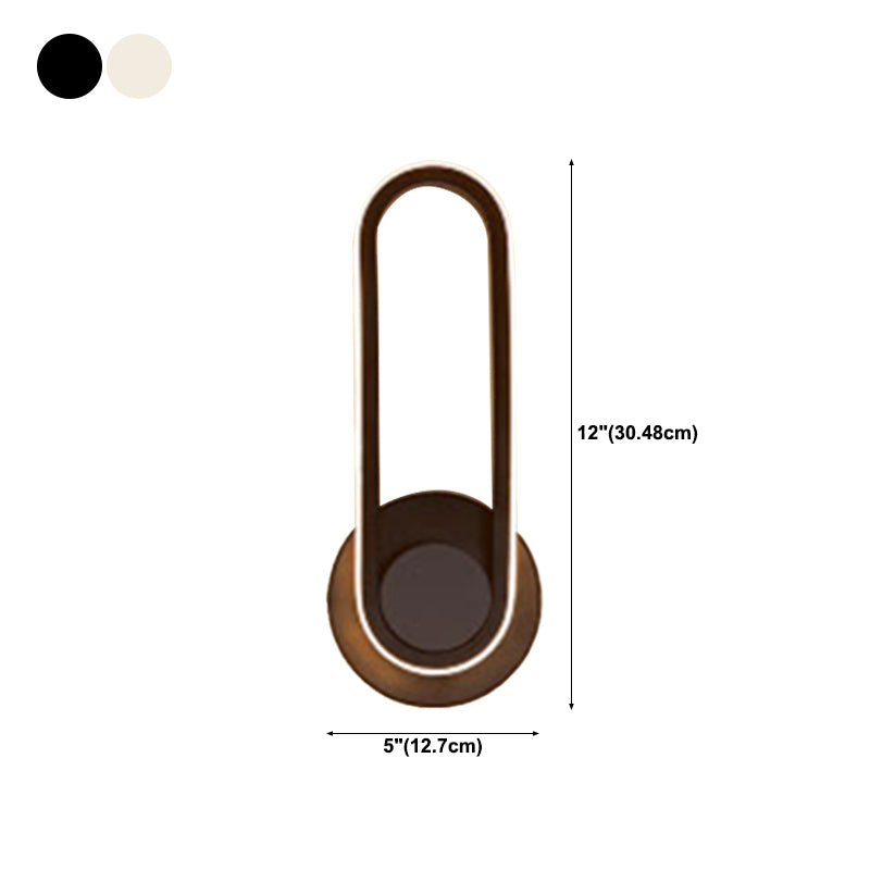 Metal Wall Lights Modern Style 1 Light Wall Sconce for Living Room