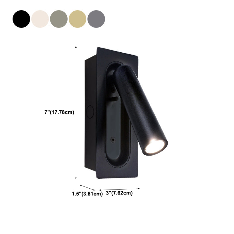 Metal Wall Lights Modern Style 1 Light Wall Sconce for Bedside