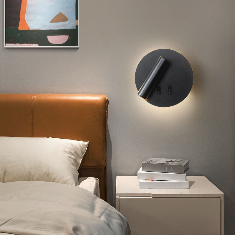 Metal Wall Lights Modern Style 2 Light Wall Sconce for Bedroom