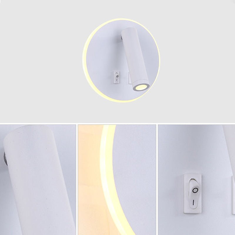 Metal Wall Lights Modern Style 2 Light Wall Sconce for Bedroom