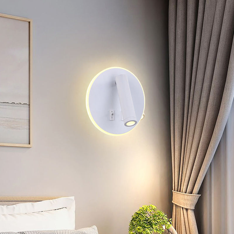 Metal Wall Lights Modern Style 2 Light Wall Sconce for Bedroom