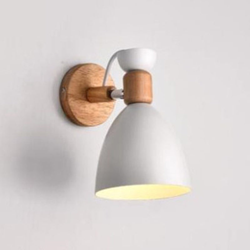 Metal Wall Lights Modern Macaron Style 1 Light Wall Sconce for Living Room