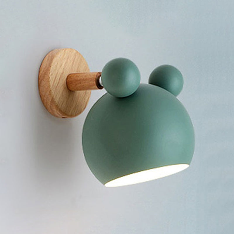 Metal Wall Lights Modern Macaron Style 1 Light Wall Sconce for Living Room
