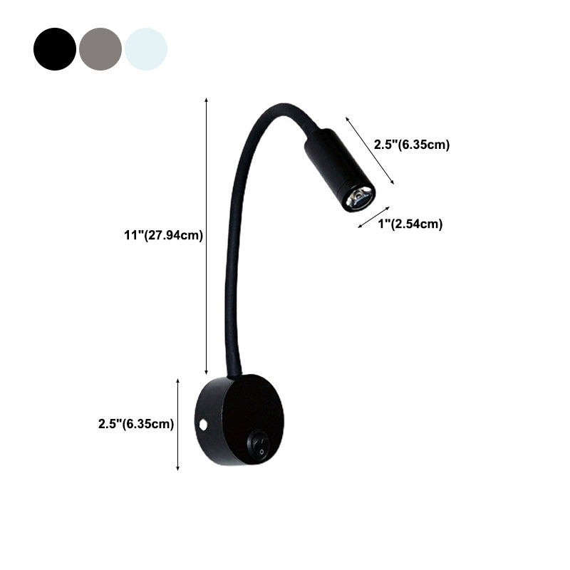 Metal Wall Light Modern Style 1 Light Wall Sconce for Bedroom