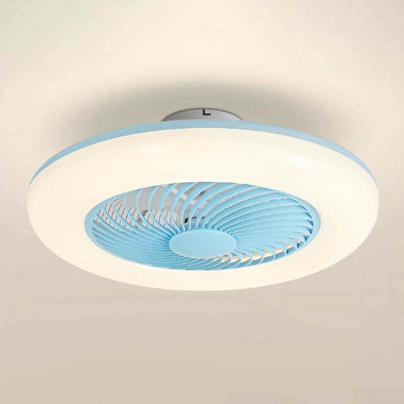 Metal Ceiling Fan Light Modern Style Ceiling Fan Light for Bedroom