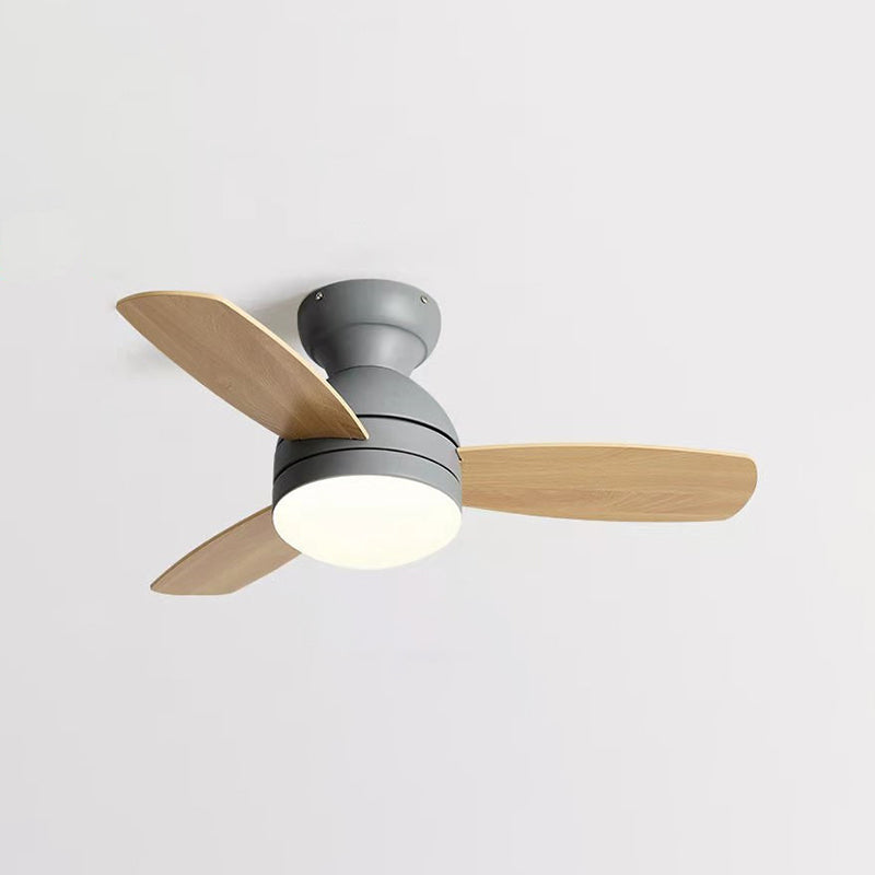 Metal Ceiling Fan Lamp Modern Style 1 Light Ceiling Fan Lighting for Children's Room