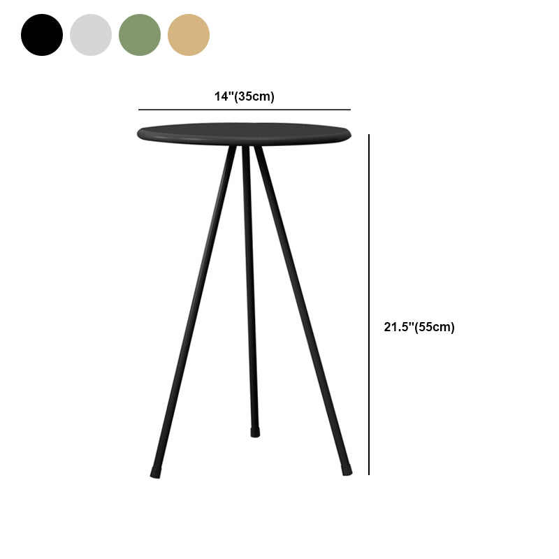 21.6"/27.5"Tall 3 Legs Round Ironcraft Table Top Coffee Table