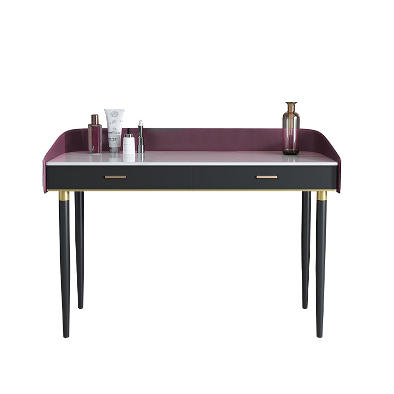 33.8" Height 2 Drawers Makeup Vanity Table Desk Vanity for Bedroom