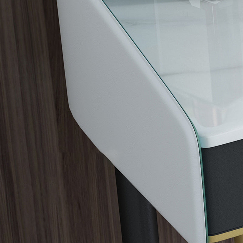 33.8" Height 2 Drawers Makeup Vanity Table Desk Vanity for Bedroom