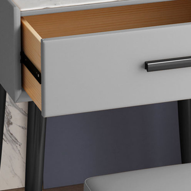 Modern 29.5" Height Slate Table Top Makeup Vanity for Bedroom