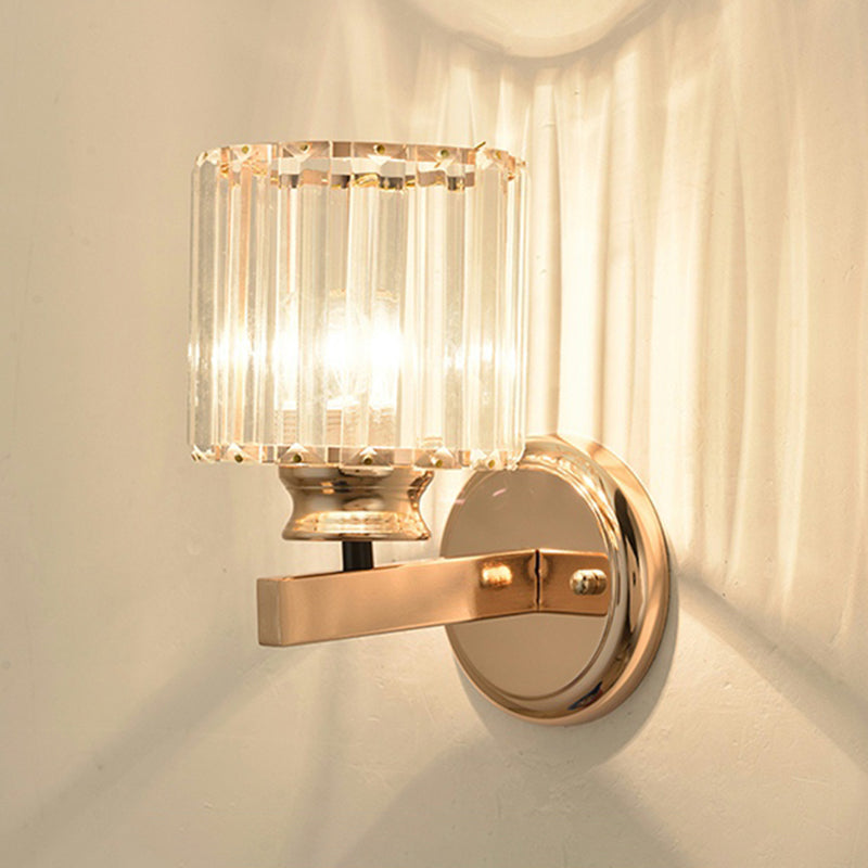 Crystal Wall Lights Modern Style 1 Light Wall Sconce for Bedroom