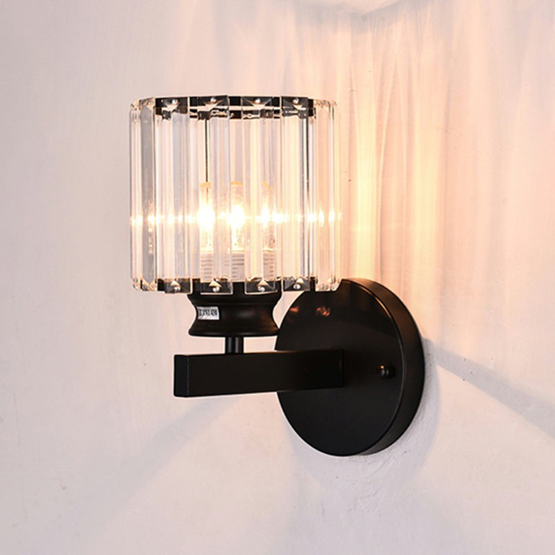 Crystal Wall Lights Modern Style 1 Light Wall Sconce for Bedroom