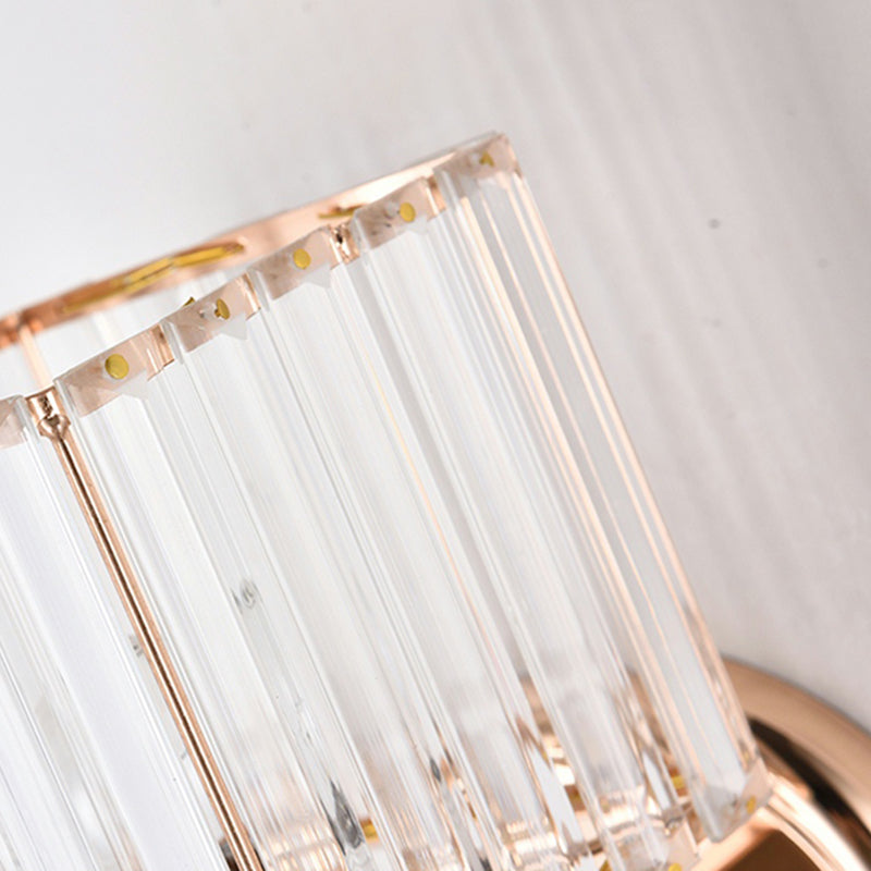 Crystal Wall Lights Modern Style 1 Light Wall Sconce for Bedroom
