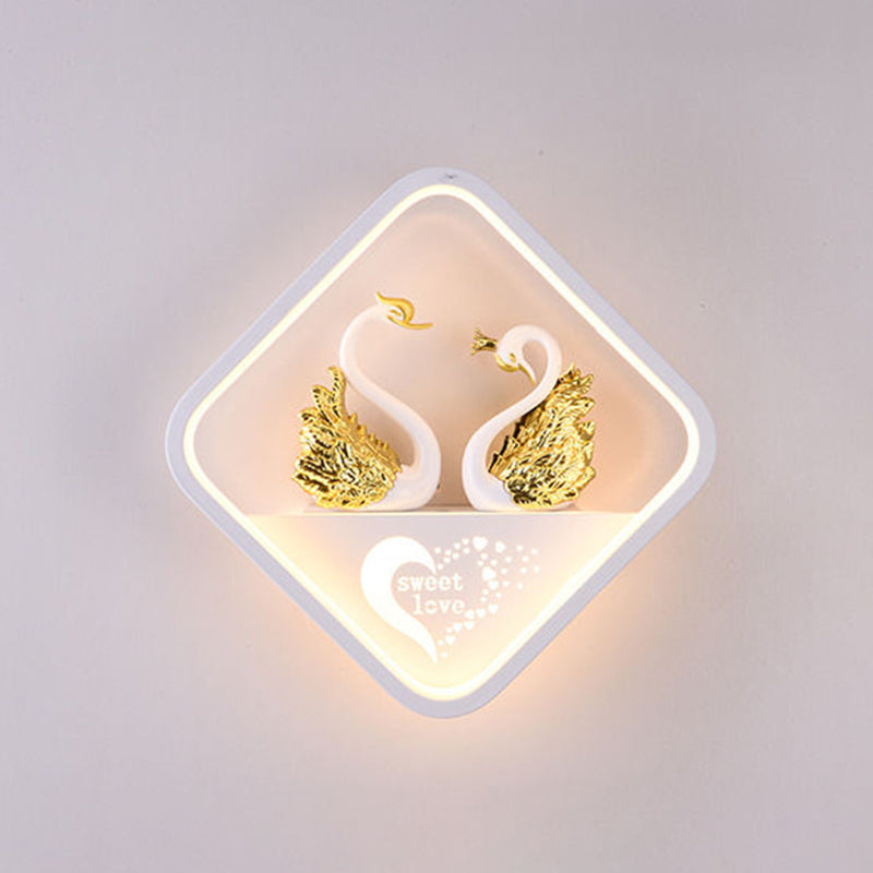 Metal Wall Lights Modern Style 1 Light Wall Sconce for Children's Room