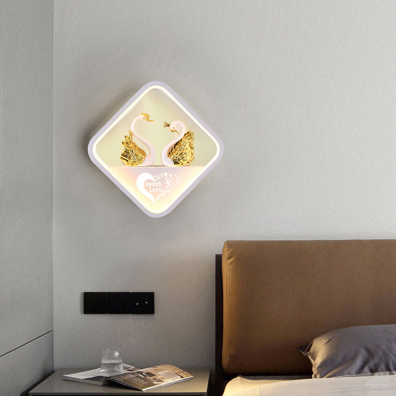 Metal Wall Lights Modern Style 1 Light Wall Sconce for Children's Room