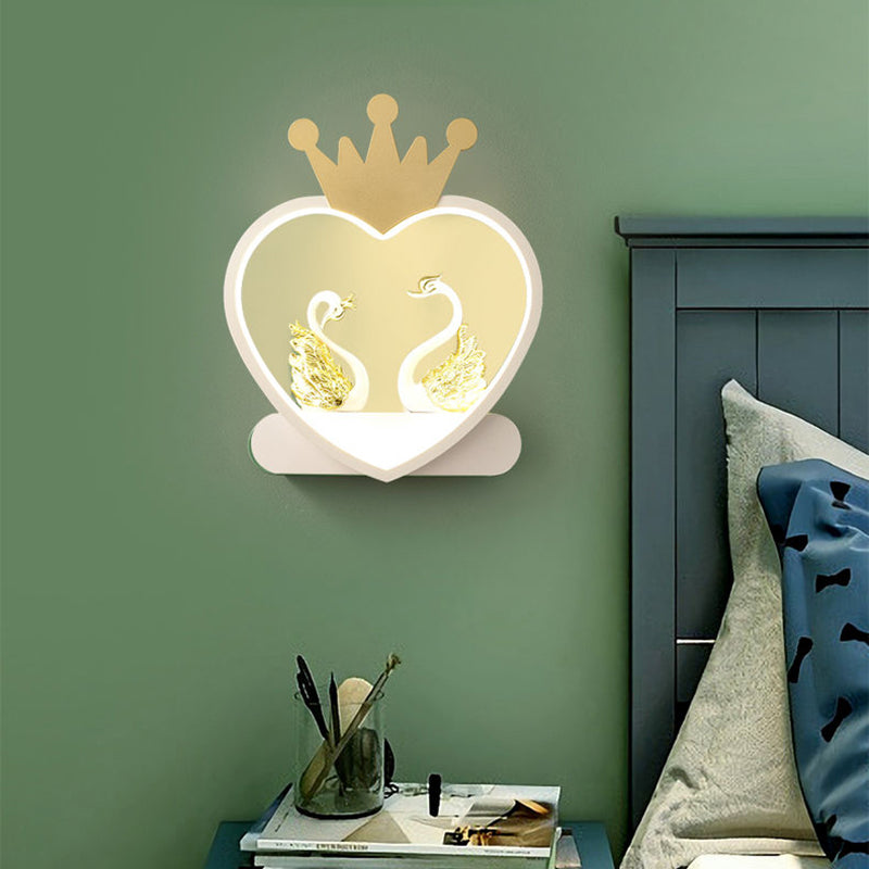 Metal Wall Lights Modern Style 1 Light Wall Sconce for Children's Room