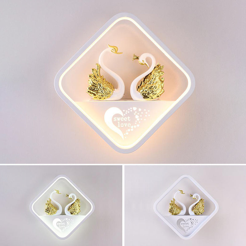 Metal Wall Lights Modern Style 1 Light Wall Sconce for Children's Room
