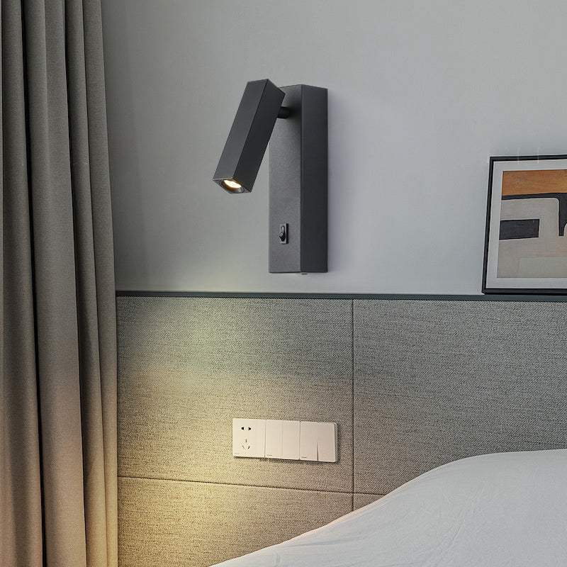 1-Light Geometric Wall Mount Light Modern Style Metal Wall Mount Lighting