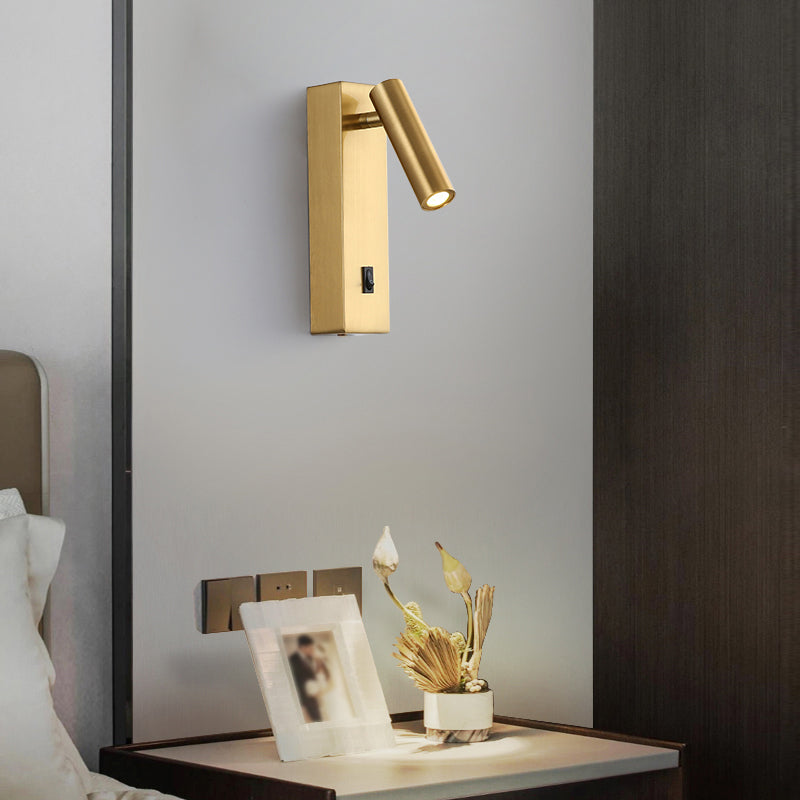 1-Light Geometric Wall Mount Light Modern Style Metal Wall Mount Lighting