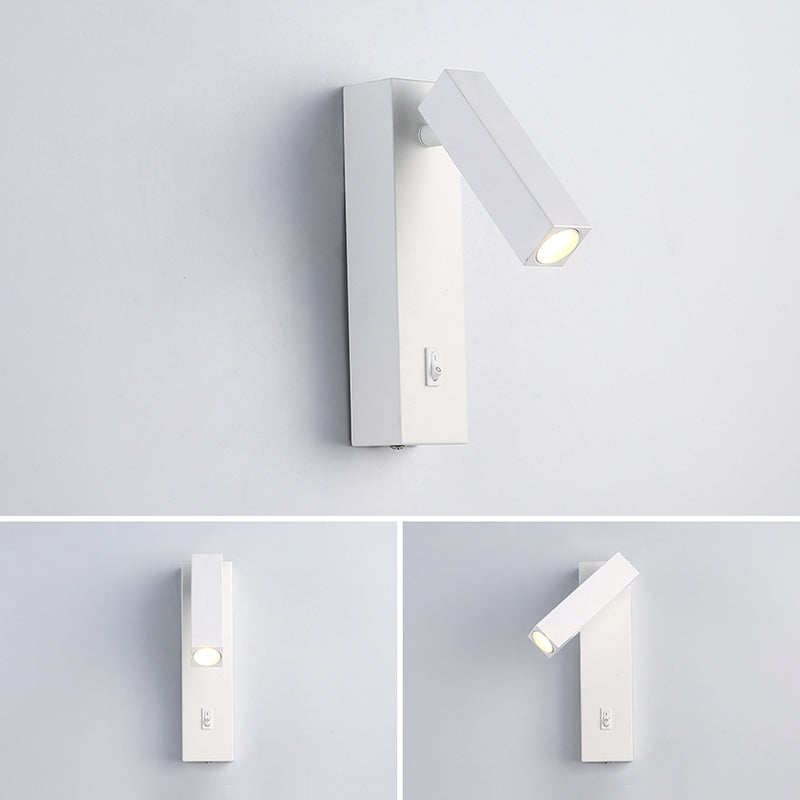 1-Light Geometric Wall Mount Light Modern Style Metal Wall Mount Lighting