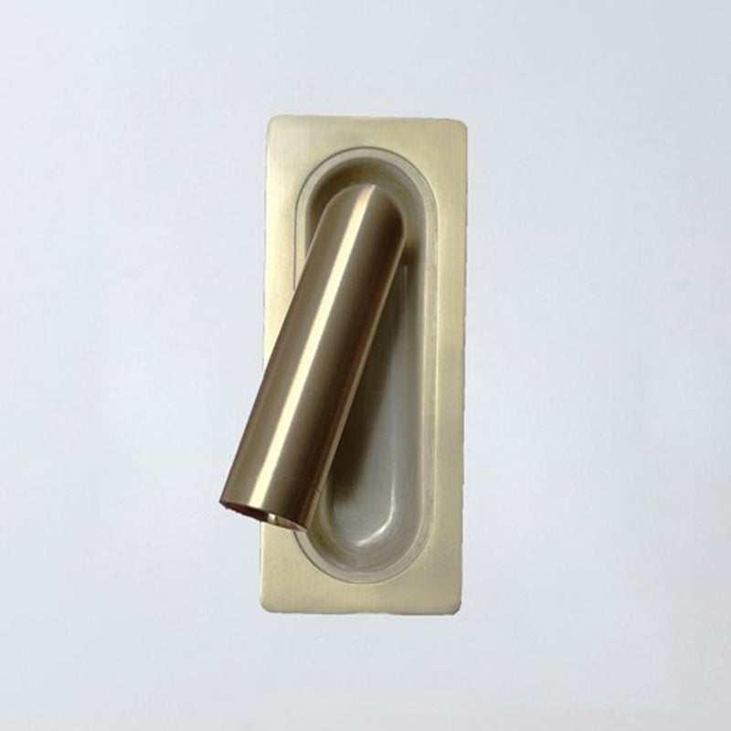 1-Light Cylinder Wall Mount Light Modern Style Metal Reading Wall Lamp