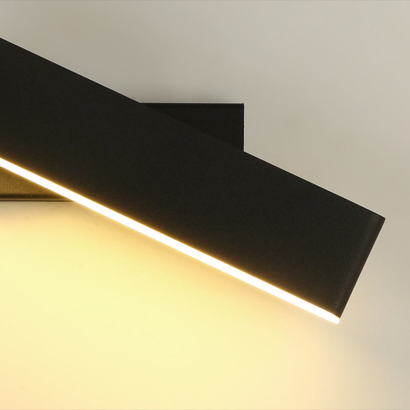 Minimalist Pivoting Wall Sconce Metal Wall Light for Bedroom