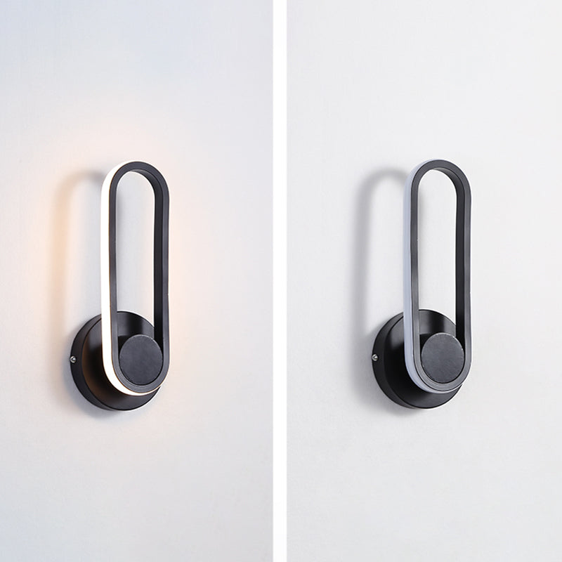 1-Light Geometric Wall Mounted Lighting Modern Style Metal Wall Lighting Fixtures