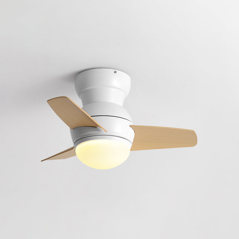 1 Light Ceiling Fan Light Modern Style Metal Ceiling Fan Light for Children's Room