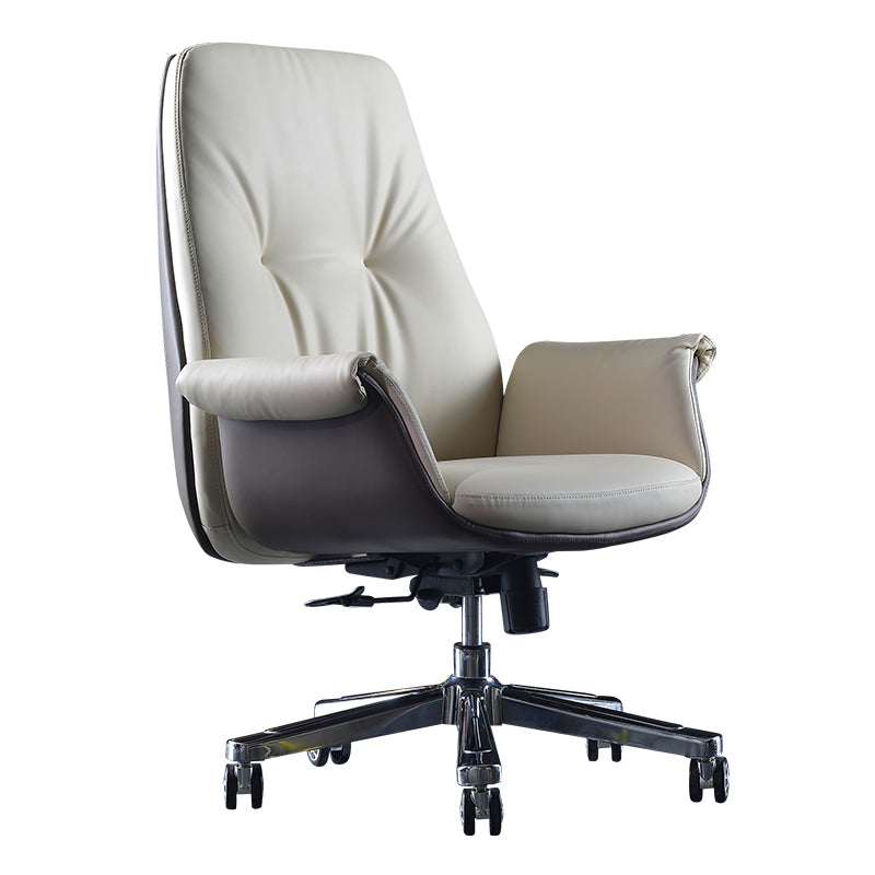 Executive Swivel Office Chair Modern Ergonomic Desk Chair with Padded Arms