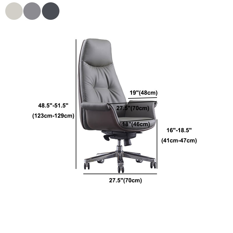 Executive Swivel Office Chair Modern Ergonomic Desk Chair with Padded Arms