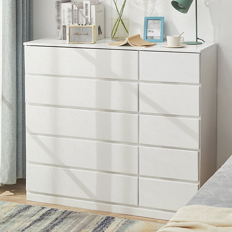 Multi Drawers Wooden Storage Chest Modern Style Storage Chest Dresser for Bedroom