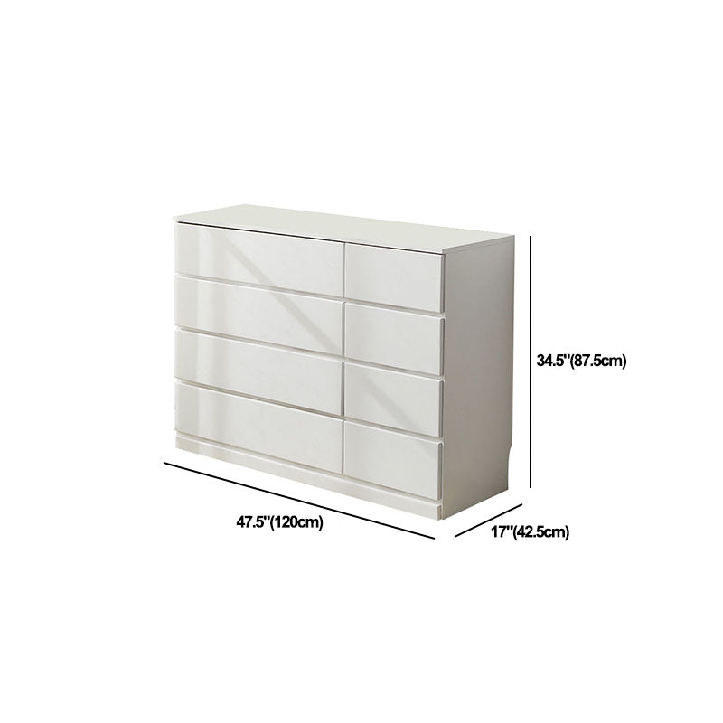 Multi Drawers Wooden Storage Chest Modern Style Storage Chest Dresser for Bedroom