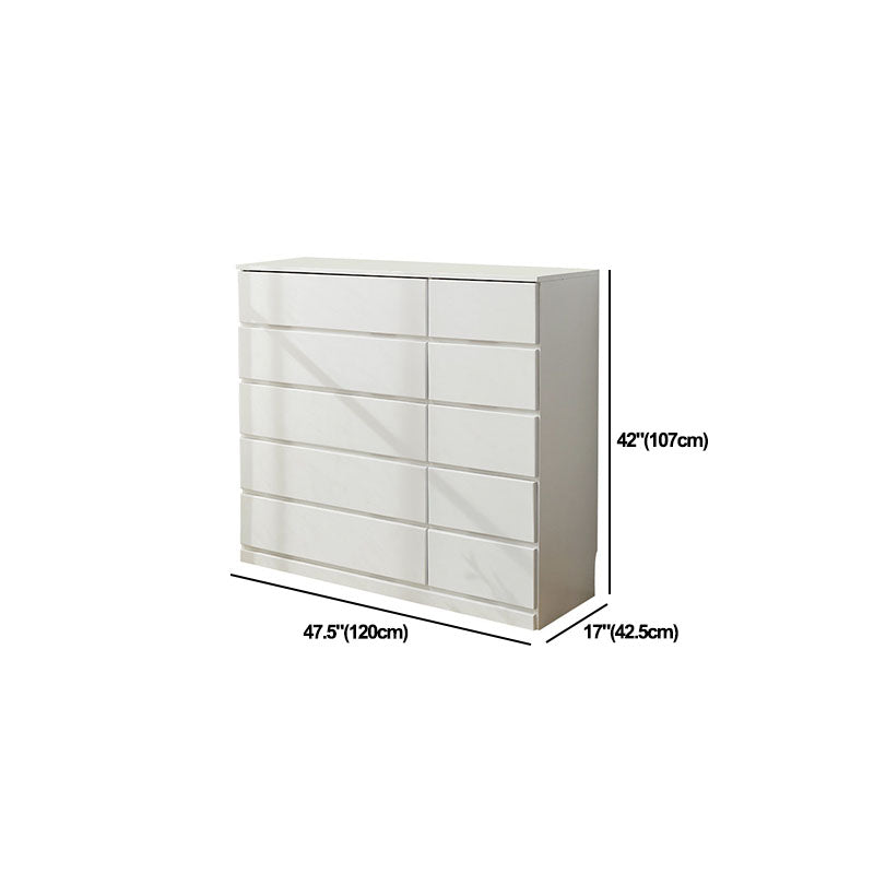 Multi Drawers Wooden Storage Chest Modern Style Storage Chest Dresser for Bedroom