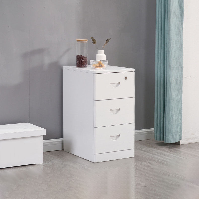 Wooden Lingerie Chest Modern Style Vertical Storage Chest Dresser with Wheel