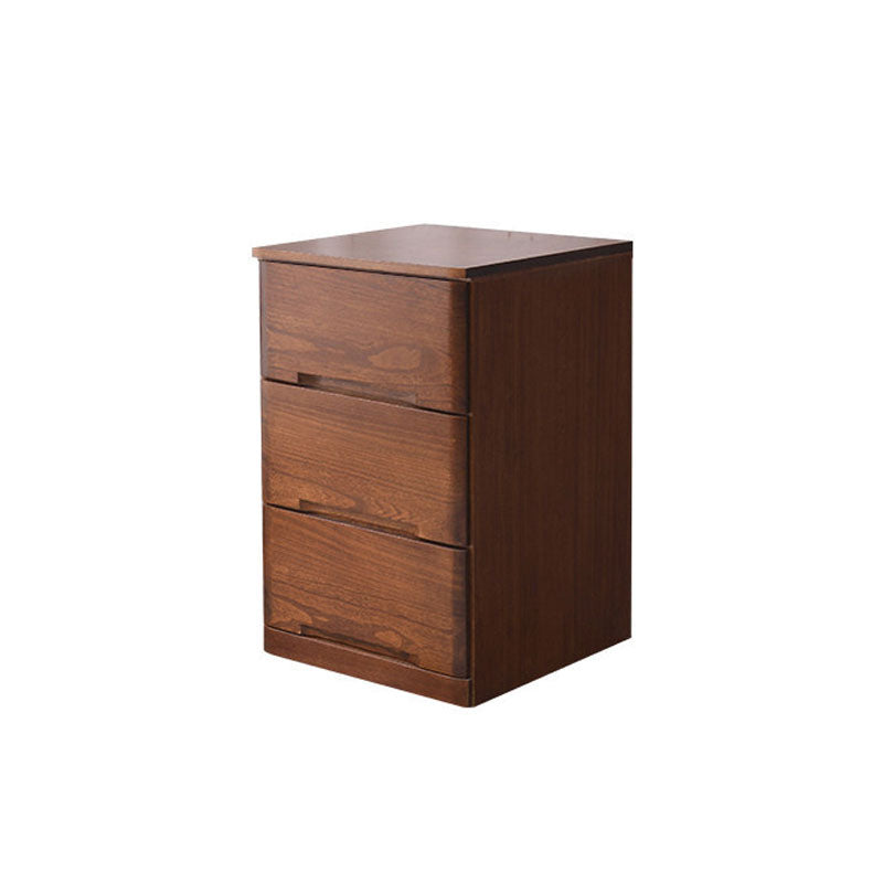 White and Brown Wooden Lingerie Chest Vertical Storage Chest Dresser with Wheels